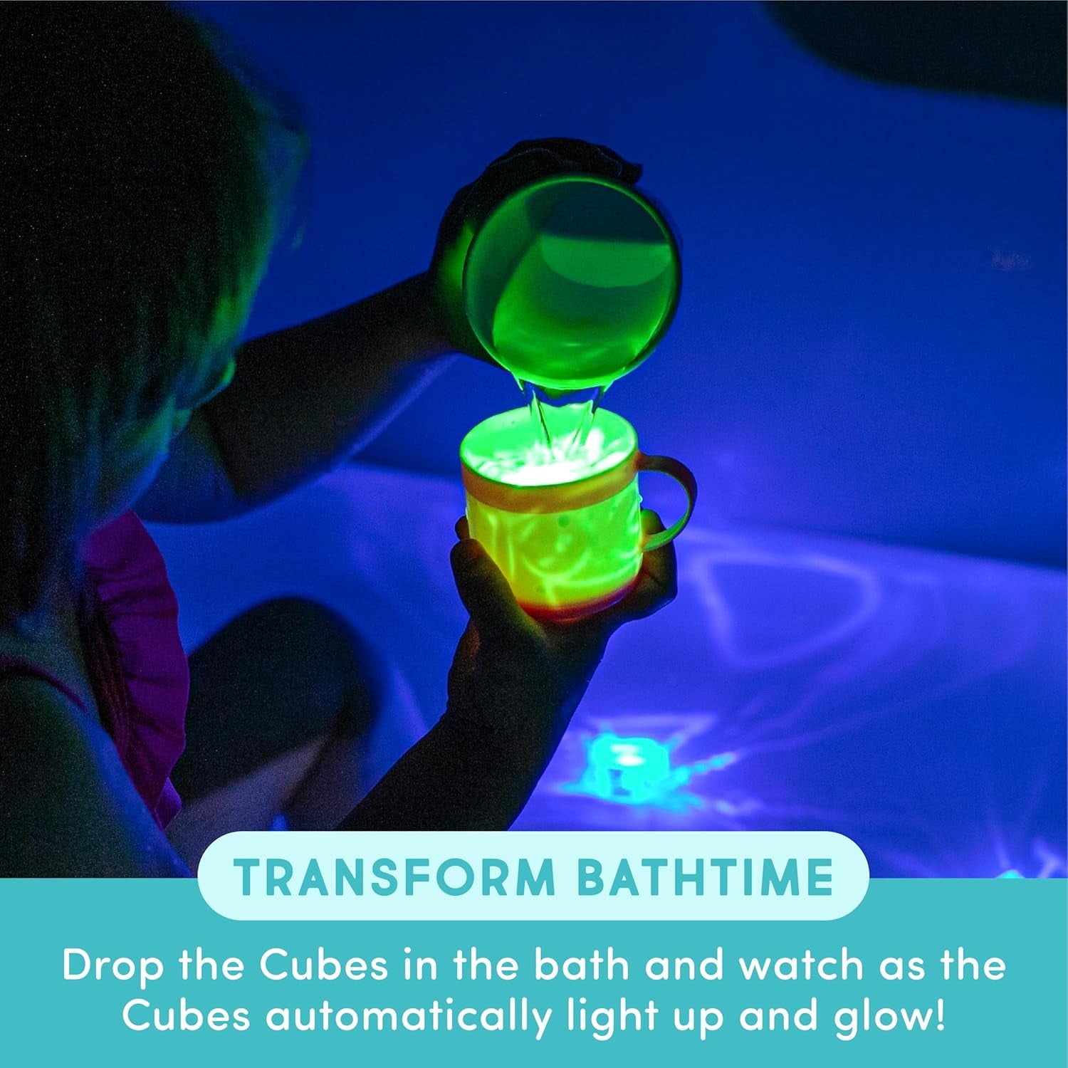 Sensory Play Pack Bundle with Sensory Play Jar, Light-Up Cubes, & Fun Fillers