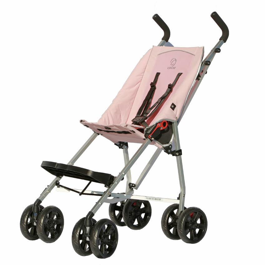 XL Special Needs Stroller, Disability Stroller for Older Child, Larger Size Pushchair, Easy Folding System, Lightweight Aluminum Frame (Black)