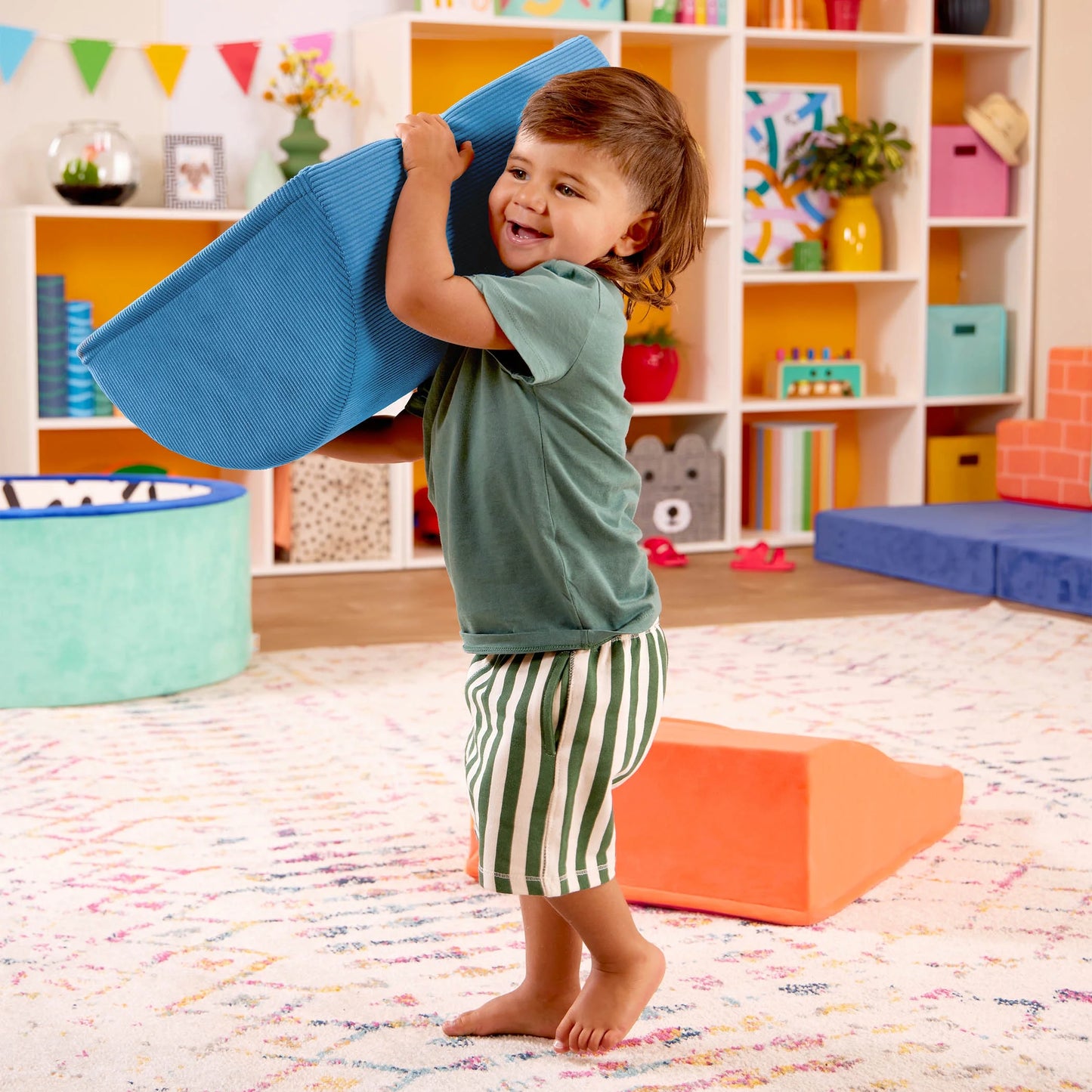 Squishy Stack Rollers 3 Foam Multicolor Play Shapes, Toddler and Preschool Toys