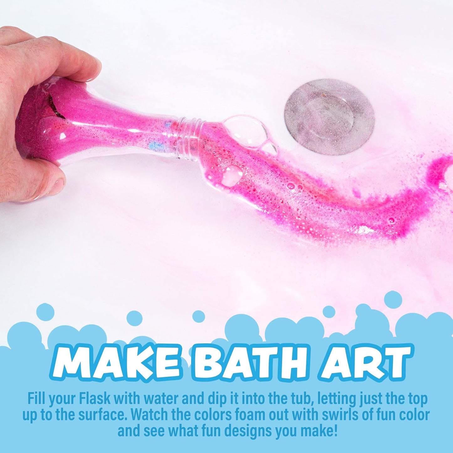 ® Kids Bath Bomb Potion™ Bath Toy, Variety 6 Pack, Nontoxic, Fizzes, Foams & Bubbles with an Eruption of Color