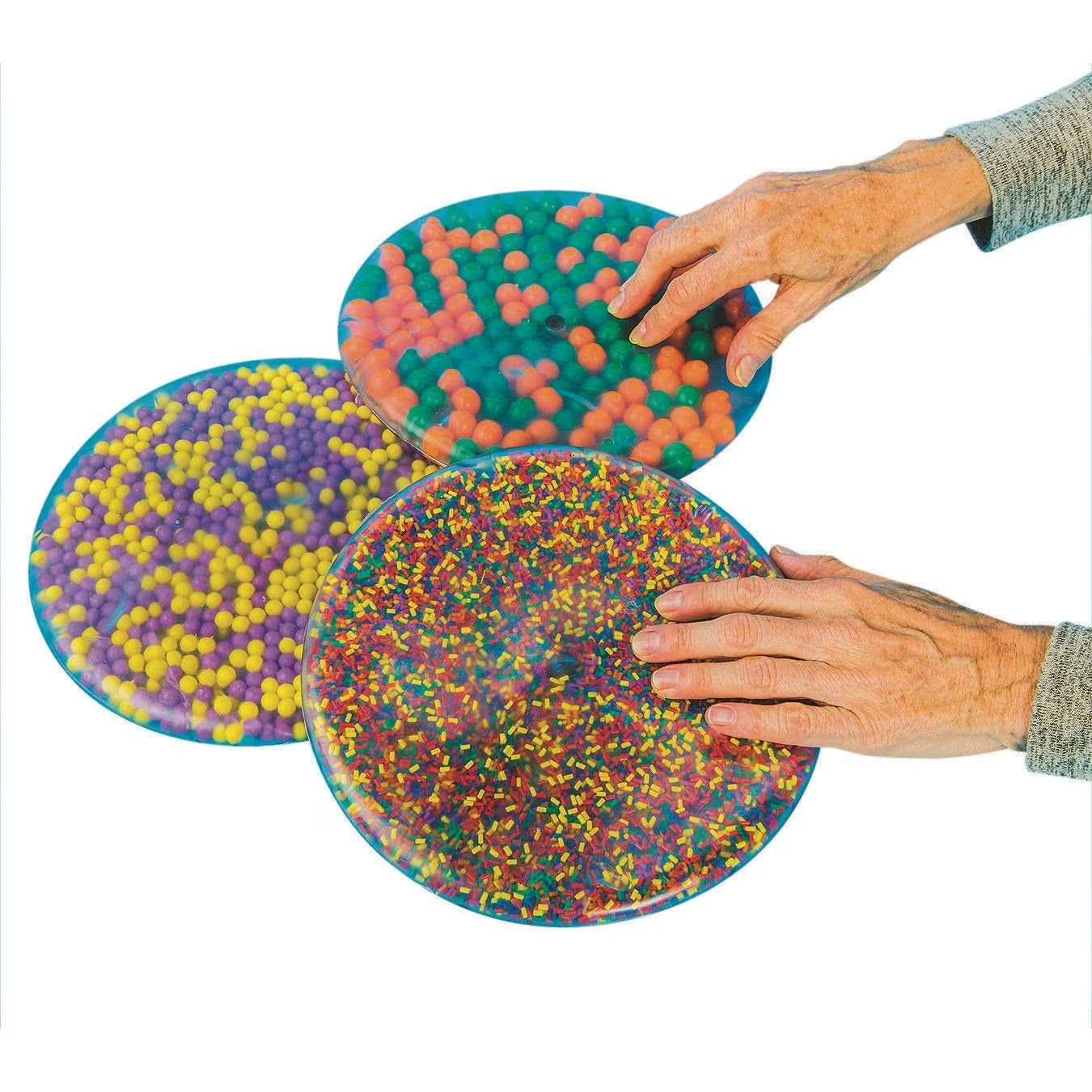 Manipulative Fidget Discs, 9” Diameter (Set of 3)