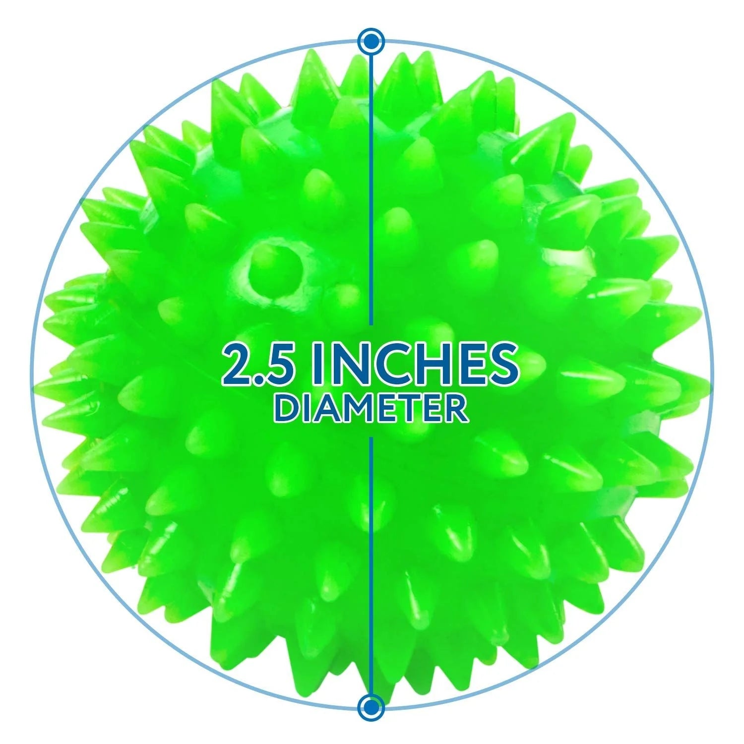 Spiky Sensory Balls (Pack of 5)  Fidget Toys / Sensory Toys - Bpa/Phthalate/Latex-Free