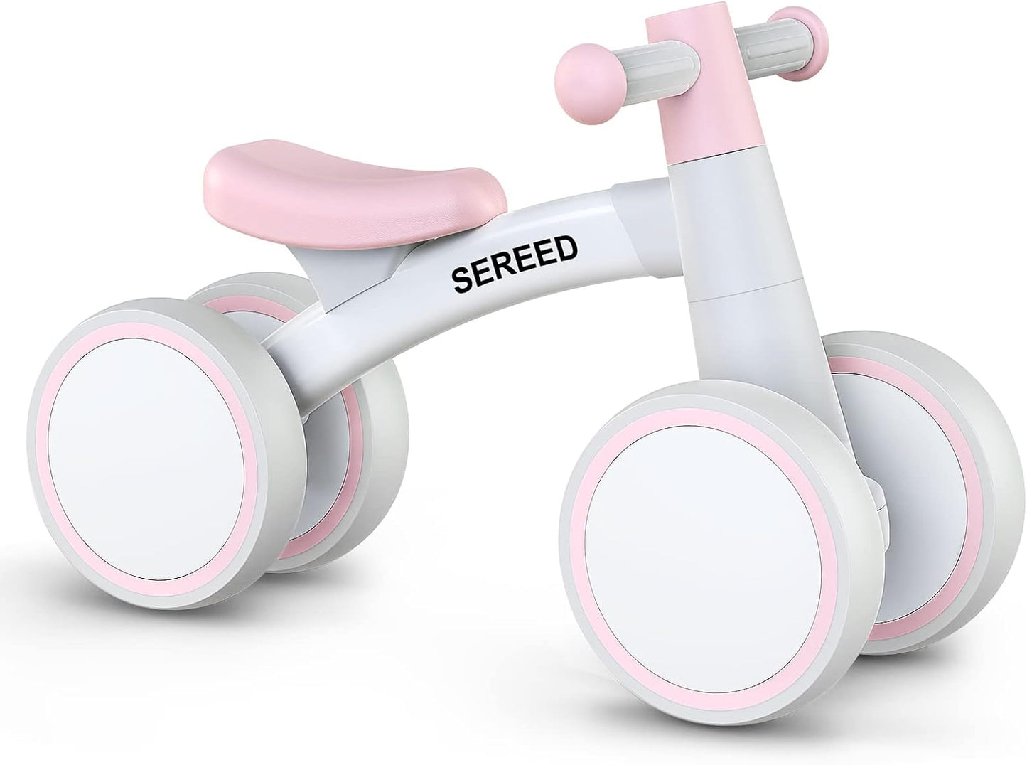 Toddler Balance Bike for 12-24 Months, 4 Wheels First Bike