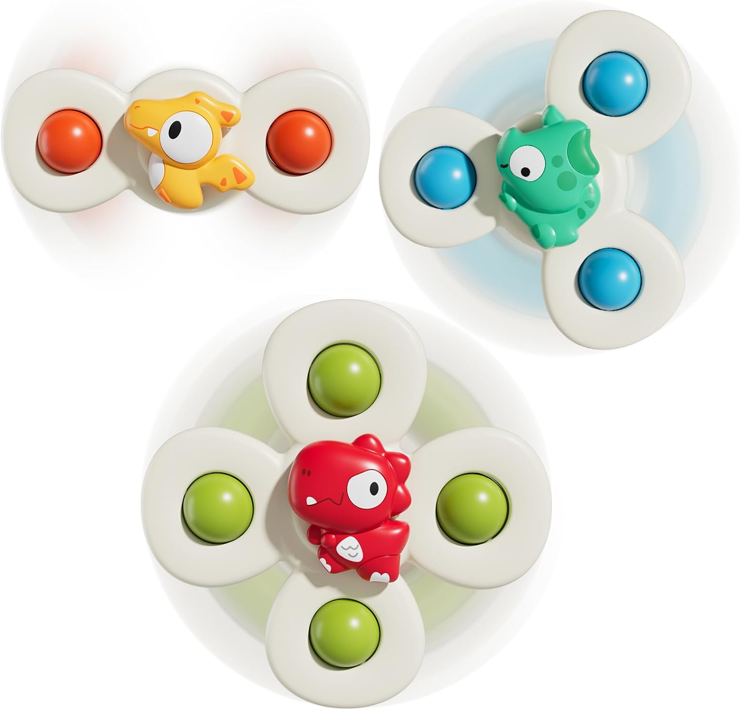 3PCS Suction Cup Spinner Toys