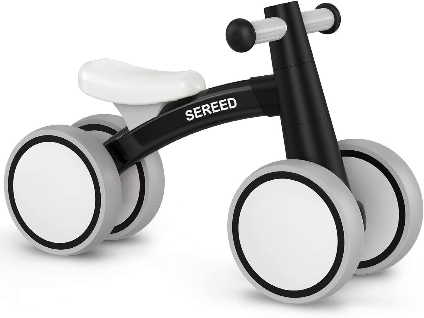 Toddler Balance Bike for 12-24 Months, 4 Wheels First Bike