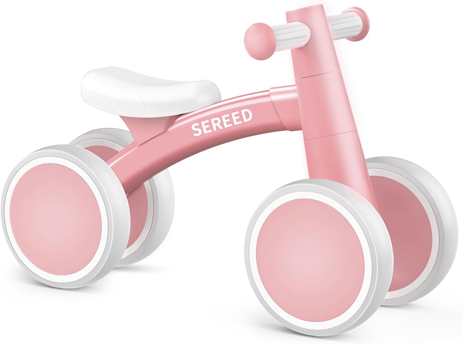 Toddler Balance Bike for 12-24 Months, 4 Wheels First Bike