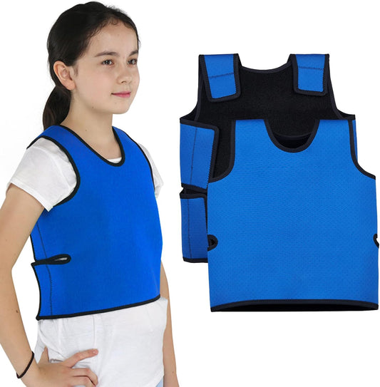 Sensory Compression Vest/  Processing Disorder Deep Pressure Vest (Small 14” X 24”)