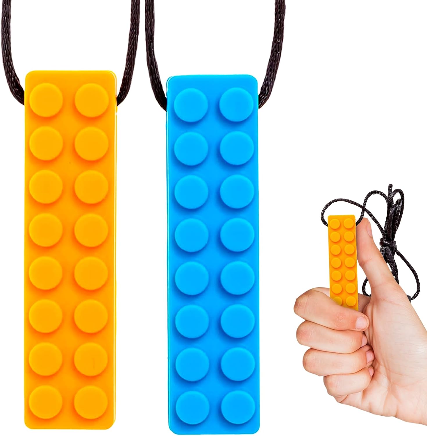 Sensory Chewing Tool Necklace for Kid'S Sensory Integration with Autism and ADHD