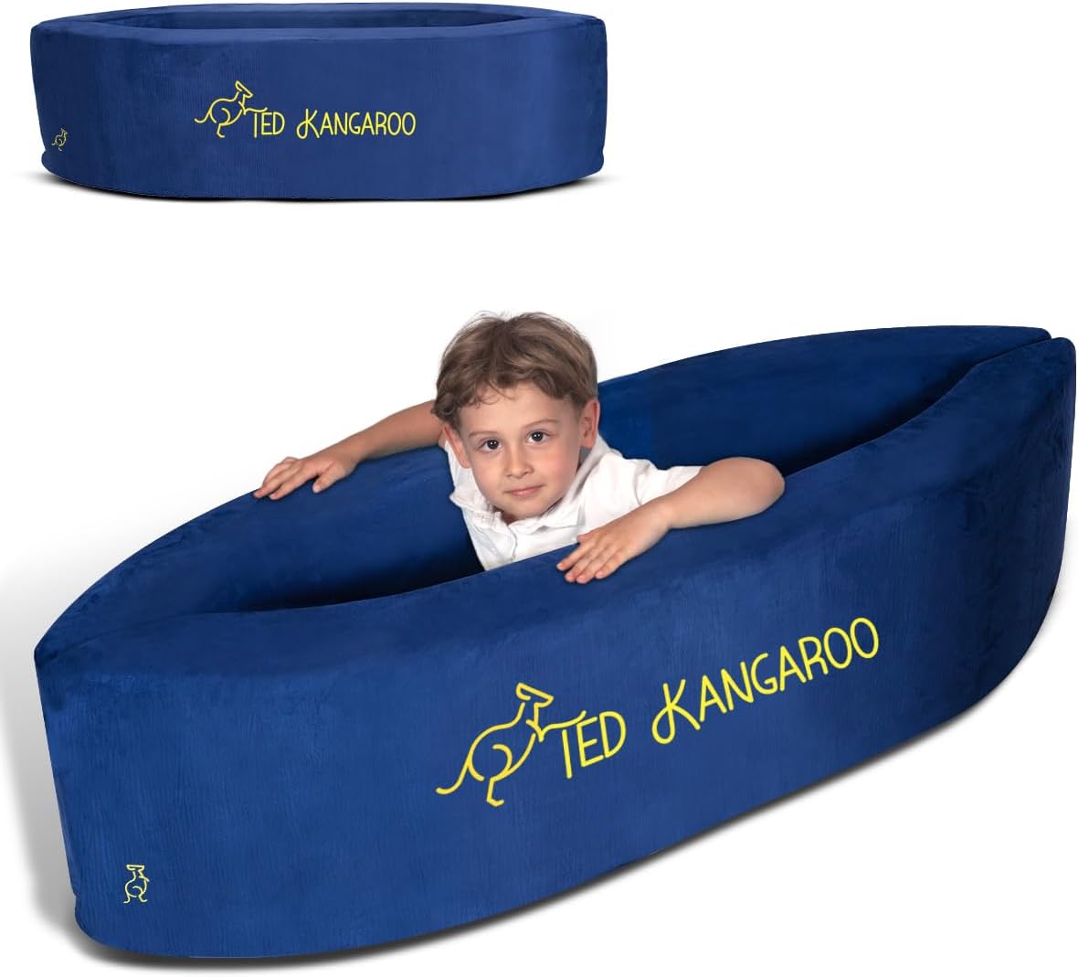Sensory Chair for Kids — Inflatable Peapod for Children, Includes Electric Air Pump