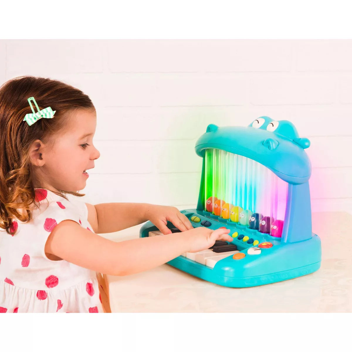 B. Toys Toy Piano for Kids Hippo Pop