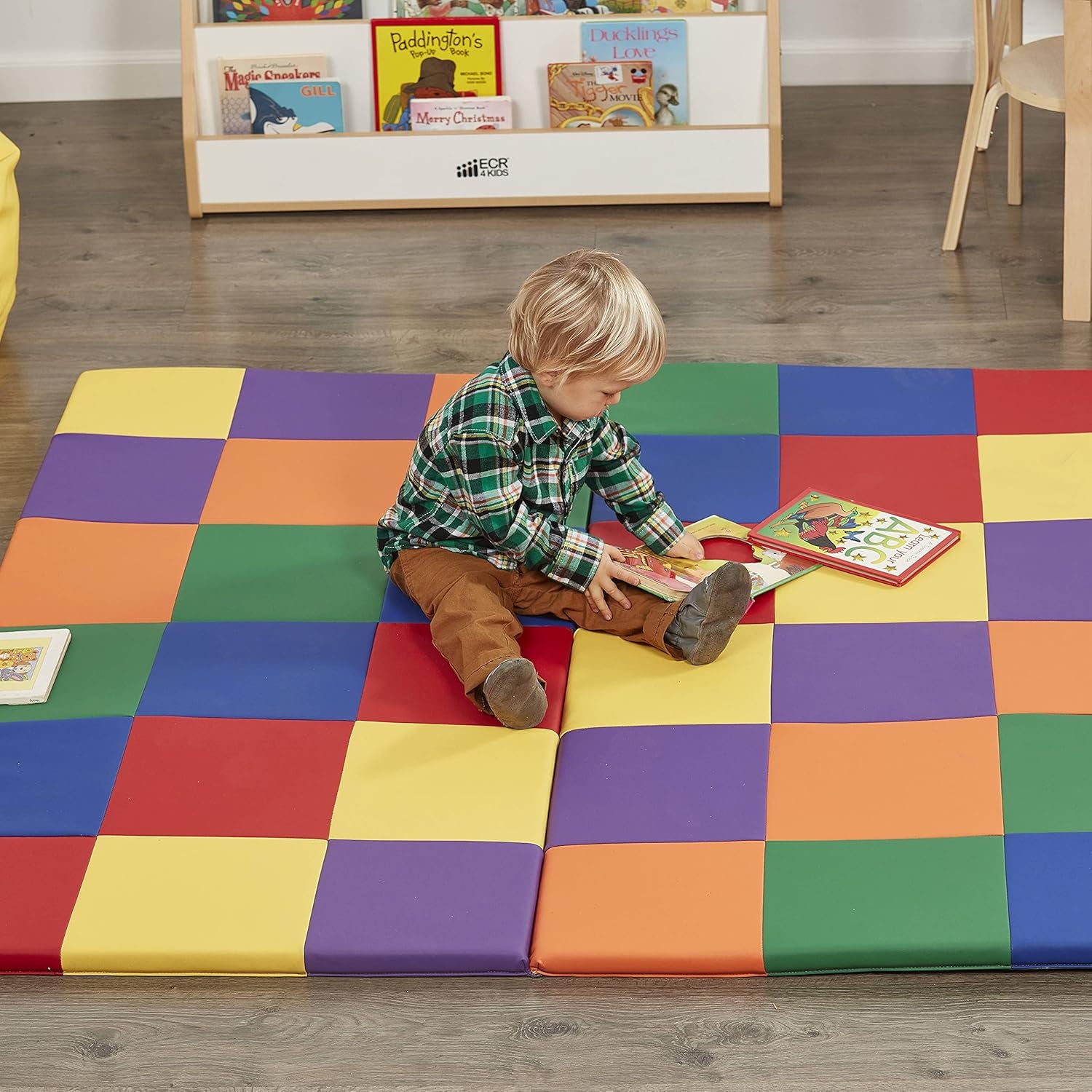 Softzone Patchwork Activity Mat, Folding Playmat