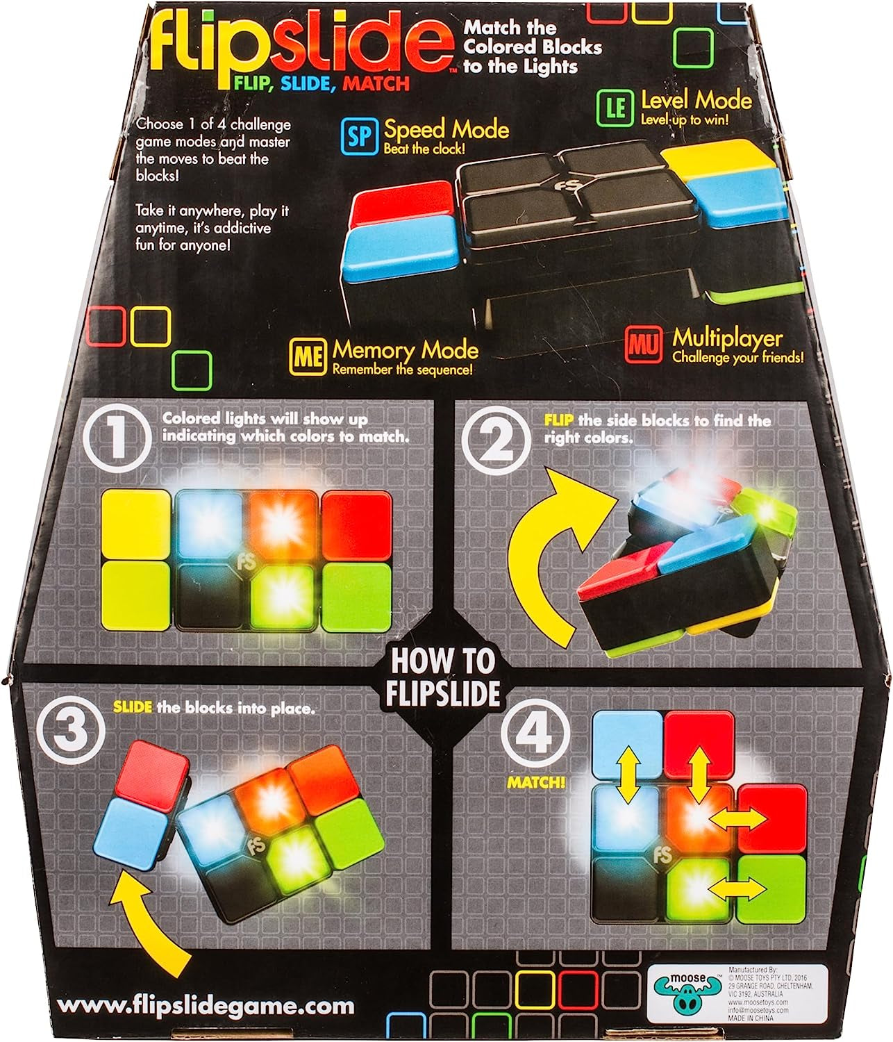 Flipslide Game - Flip, Slide & Match Colors to Beat the Clock