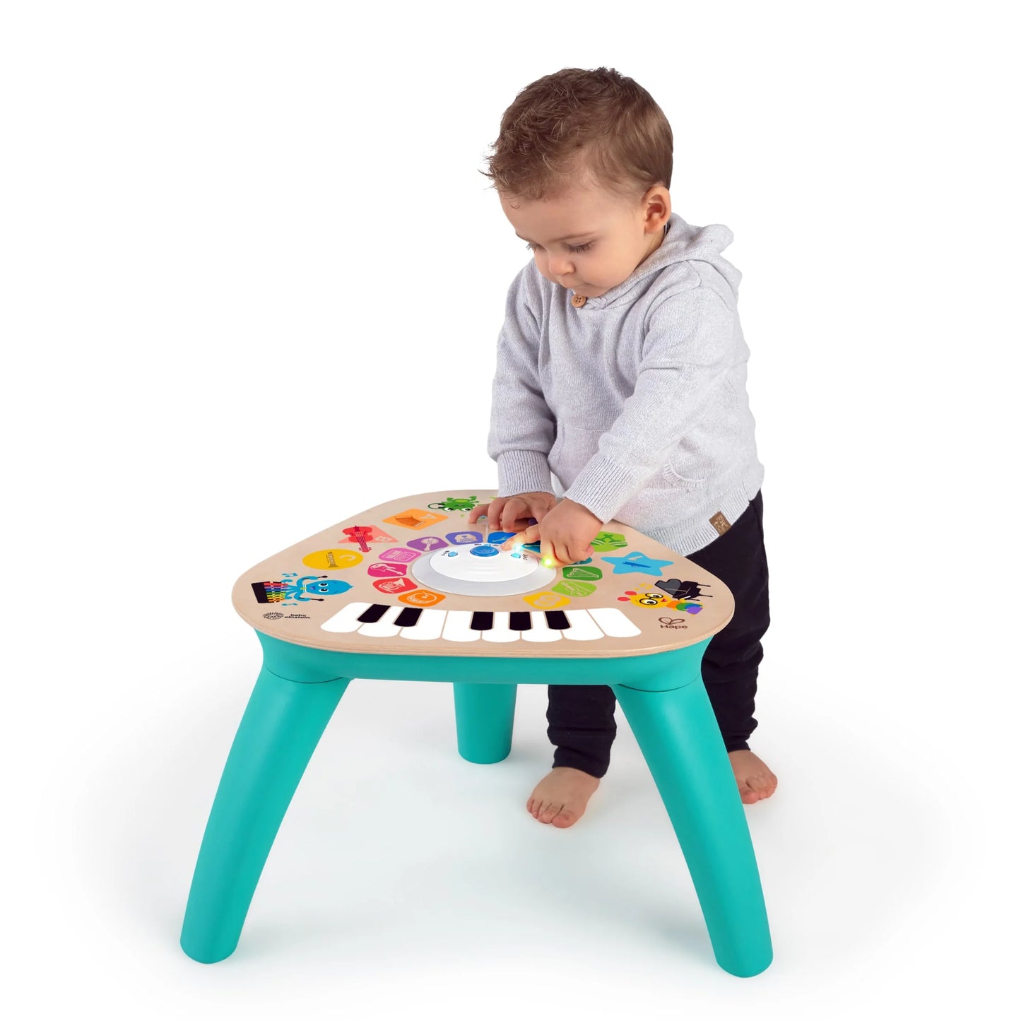 Clever Composer Tune Table Magic Touch Electronic Wooden Activity Toddler and Baby Toy, Ages 6 Months +