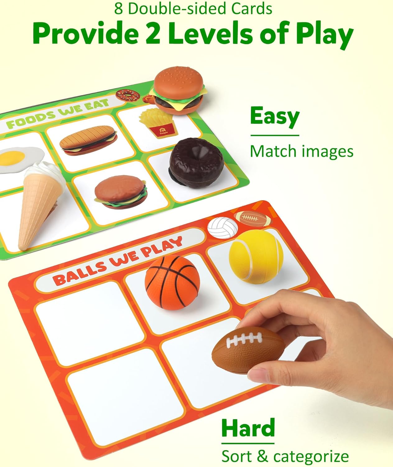 Sorting Toy, Fine Motor Montessori Game