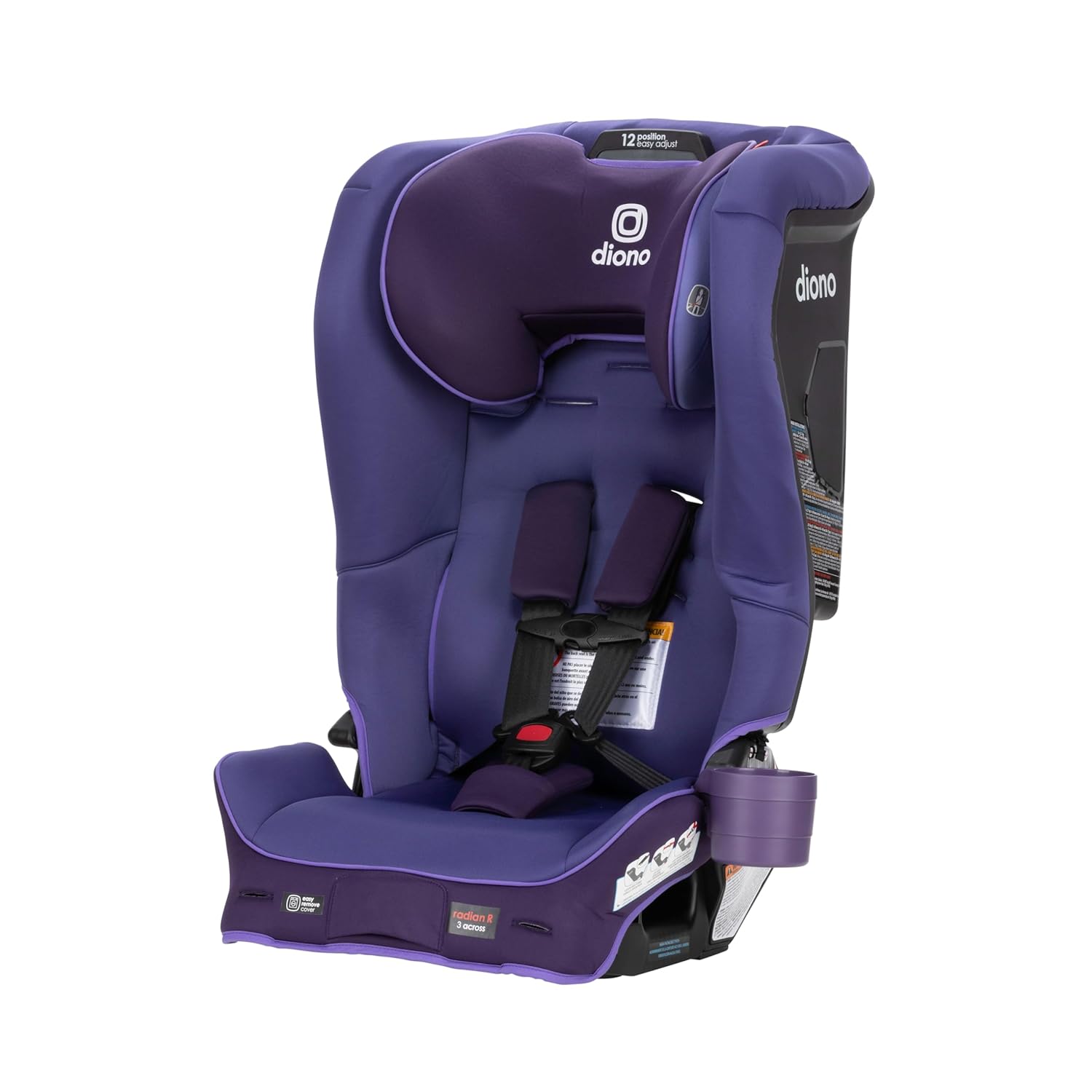 Radian 3R Safeplus, All-In-One Convertible Car Seat, Rear and Forward Facing, Slim Fit 3 Across
