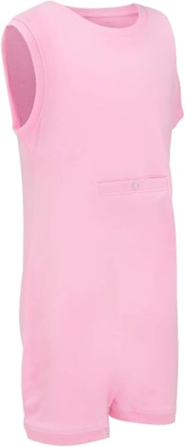 Kaycey Special Needs Adaptive Clothing with TUBE ACCESS for Children & Adults, SLEEVELESS Bodysuit