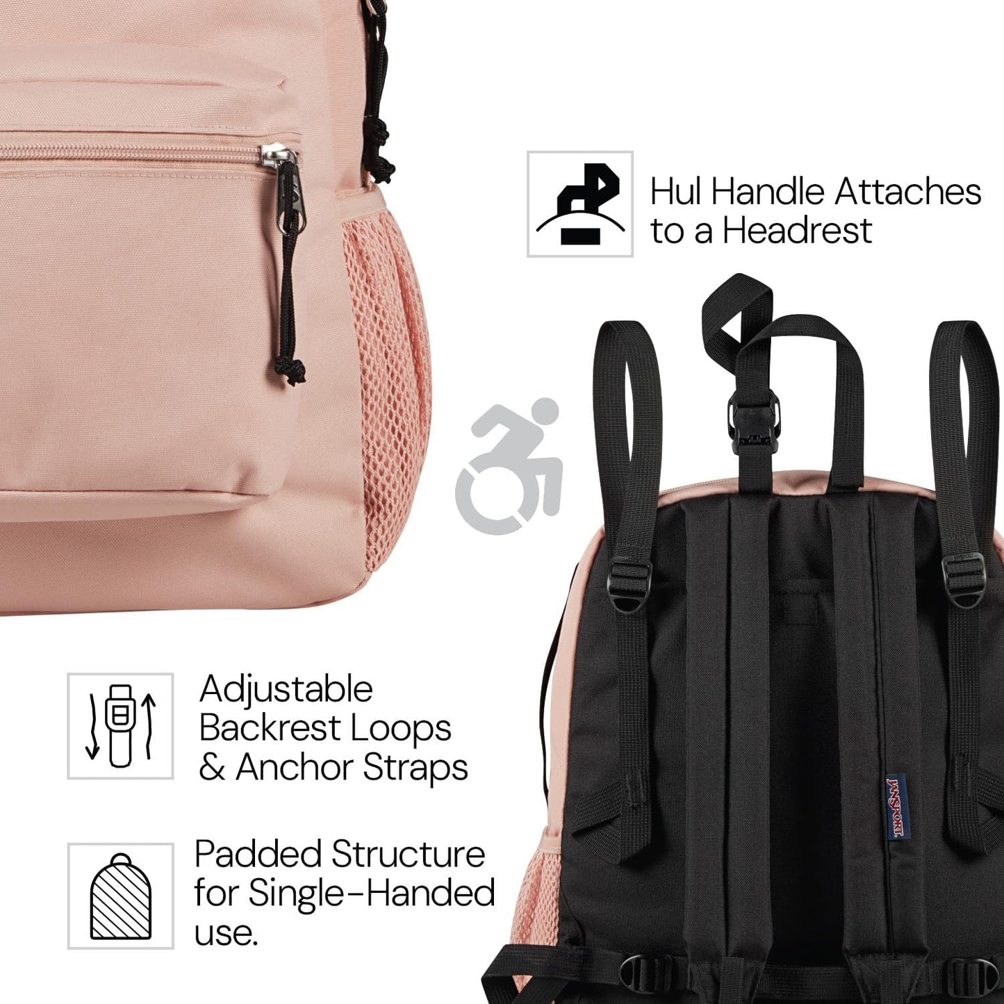 Central Adaptive Backpack – Wheelchair & Walker Compatible