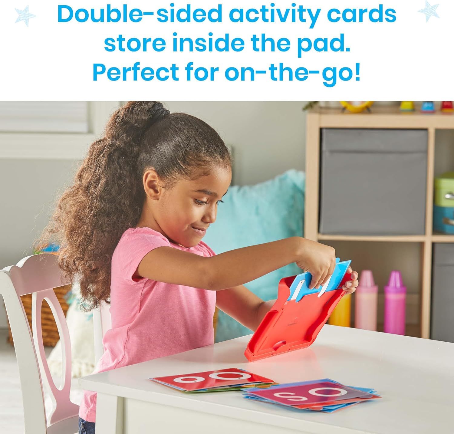 Letter Tracing Sensory Pad, Reusable Handwriting Practice for Kids 3-5