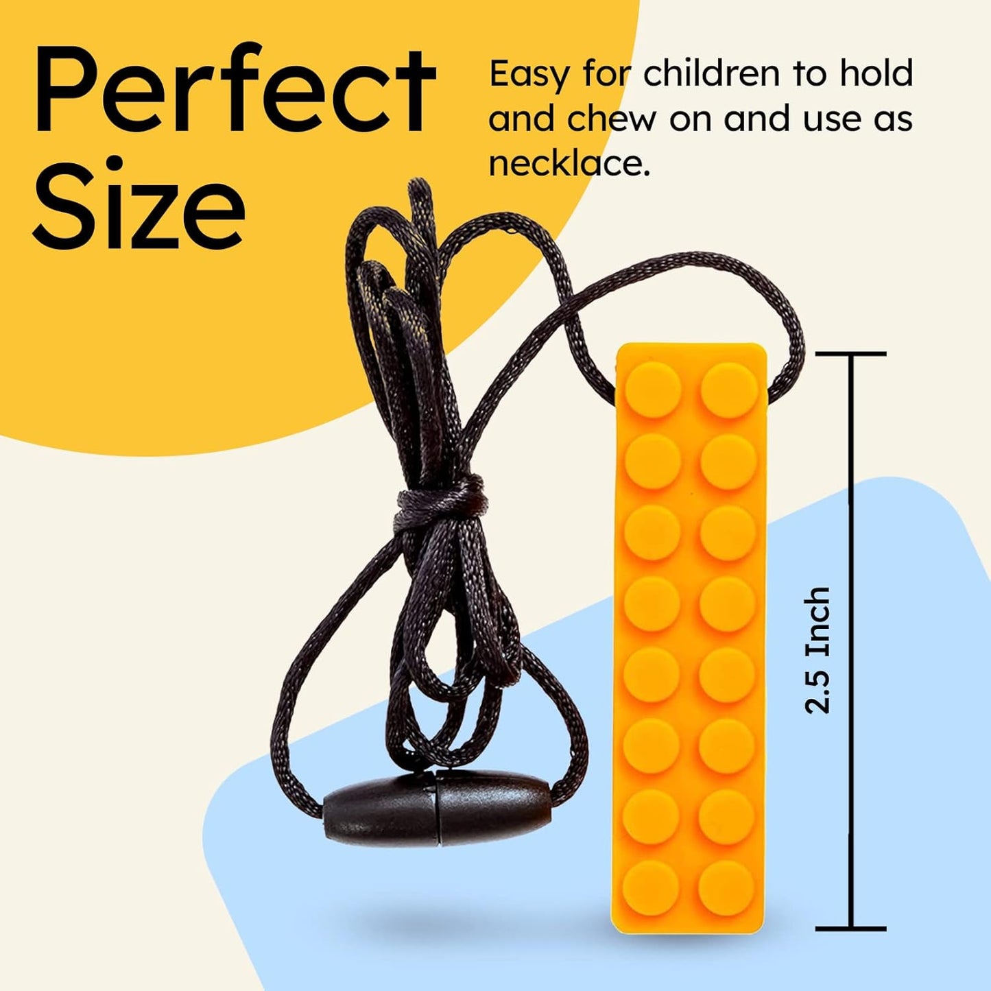 Sensory Chewing Tool Necklace for Kid'S Sensory Integration with Autism and ADHD