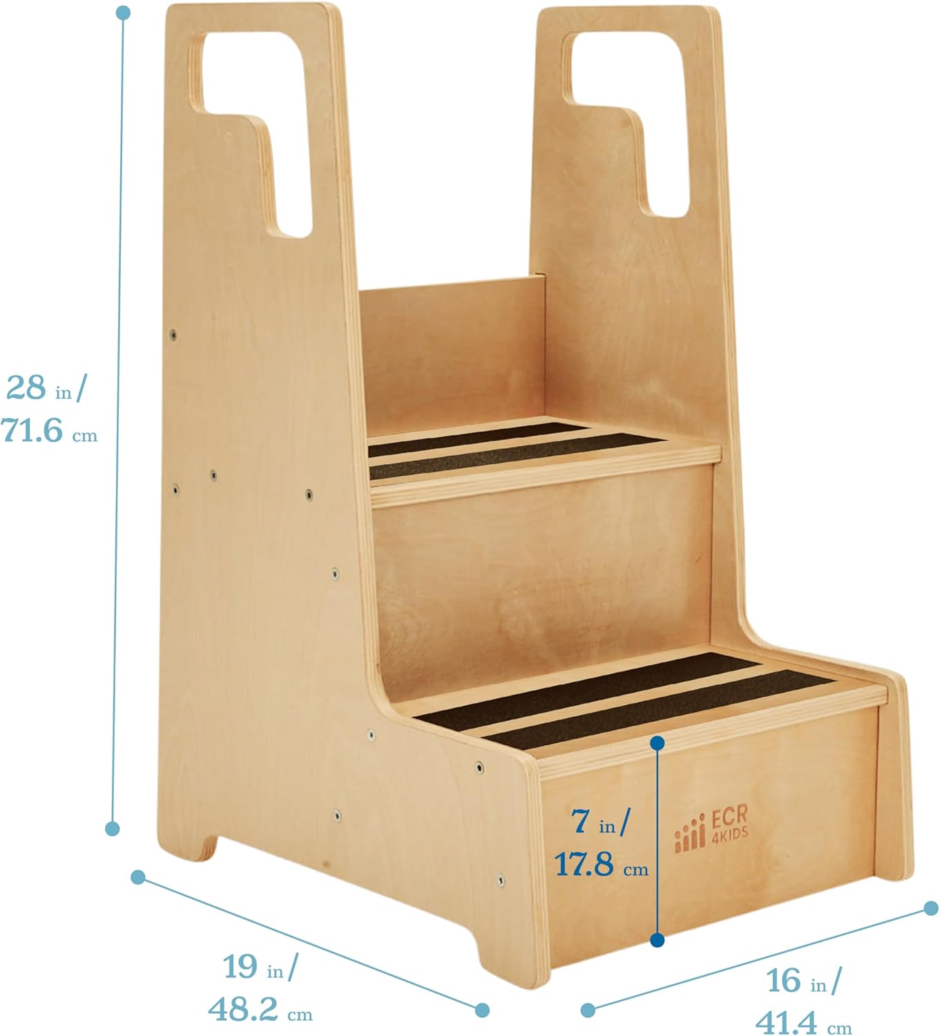 Reach-Up Step Stool with Handles, Kids Furniture