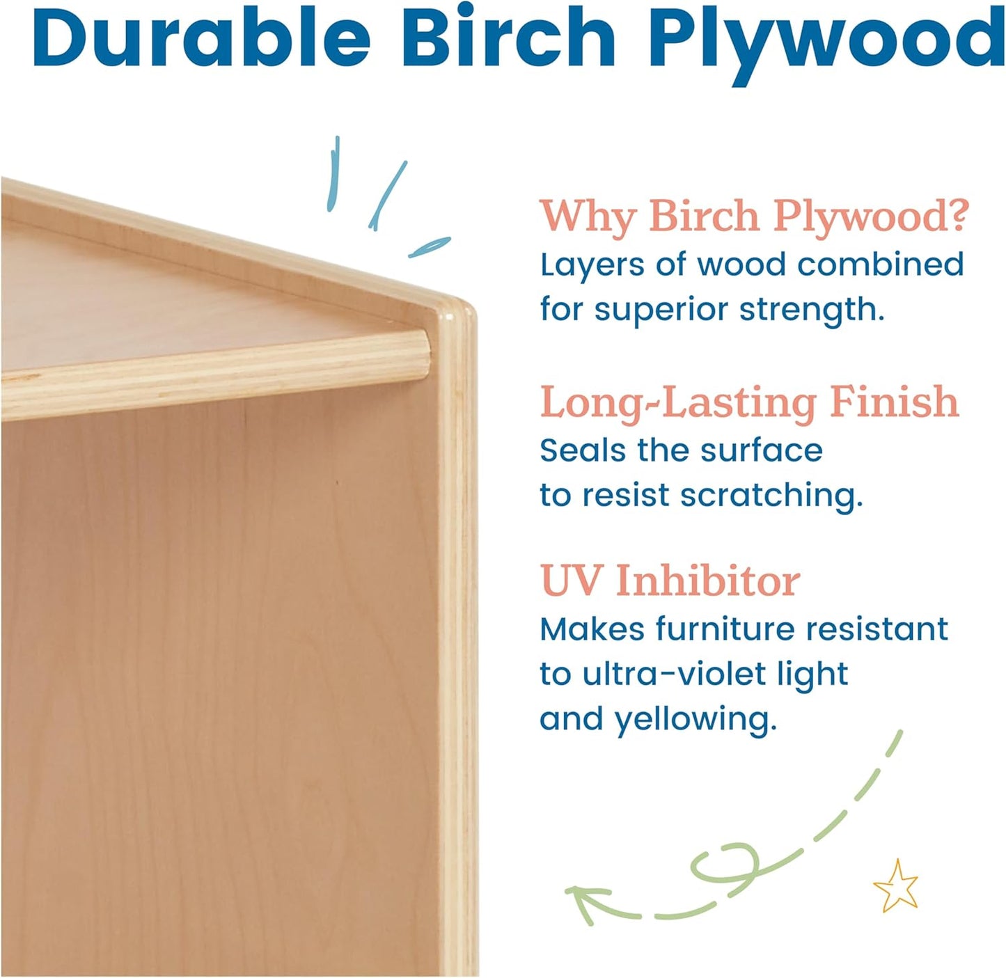 Reach-Up Step Stool with Handles, Kids Furniture