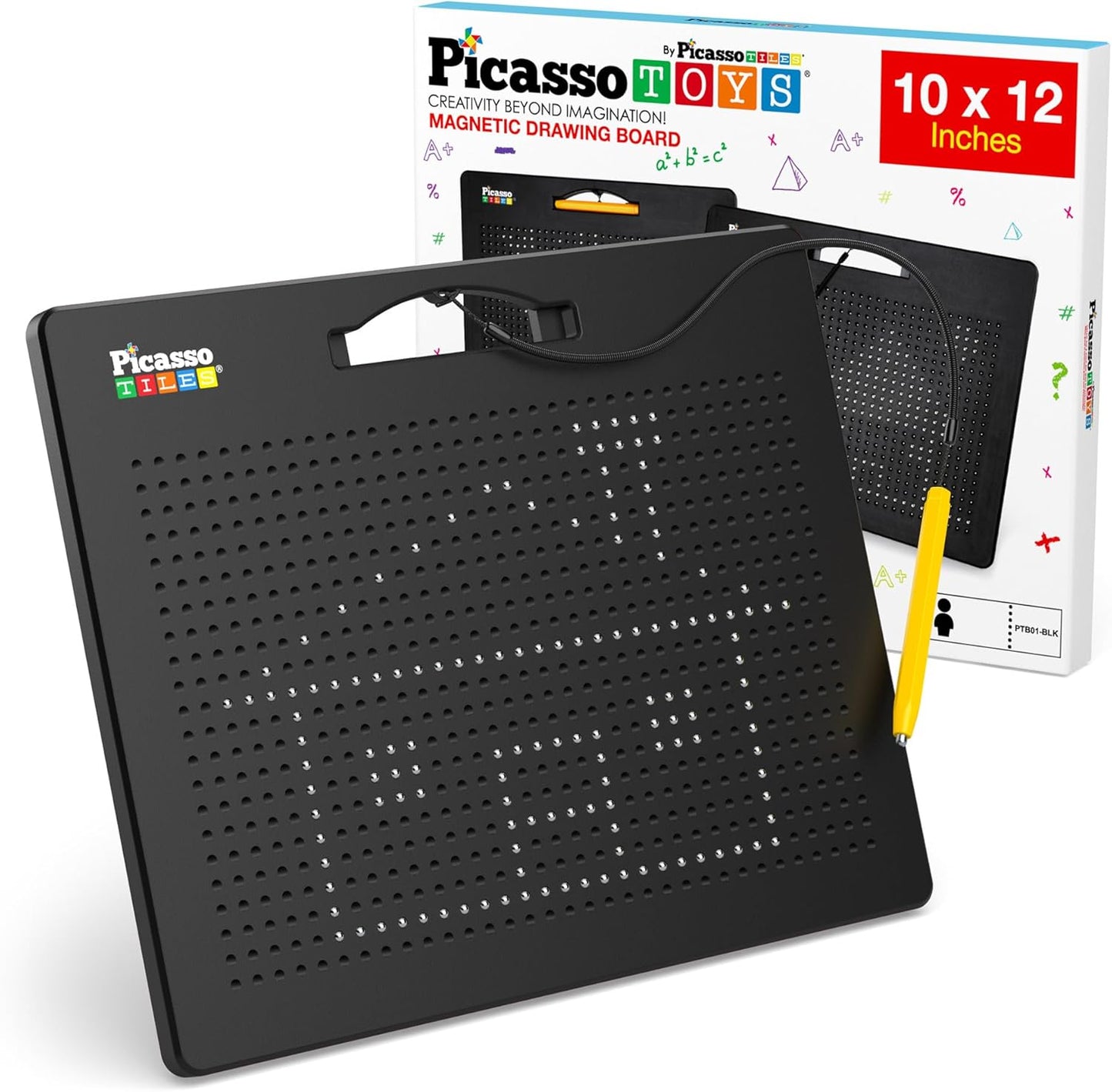 2-In-1 Magnetic Drawing Board 12X10 Inch