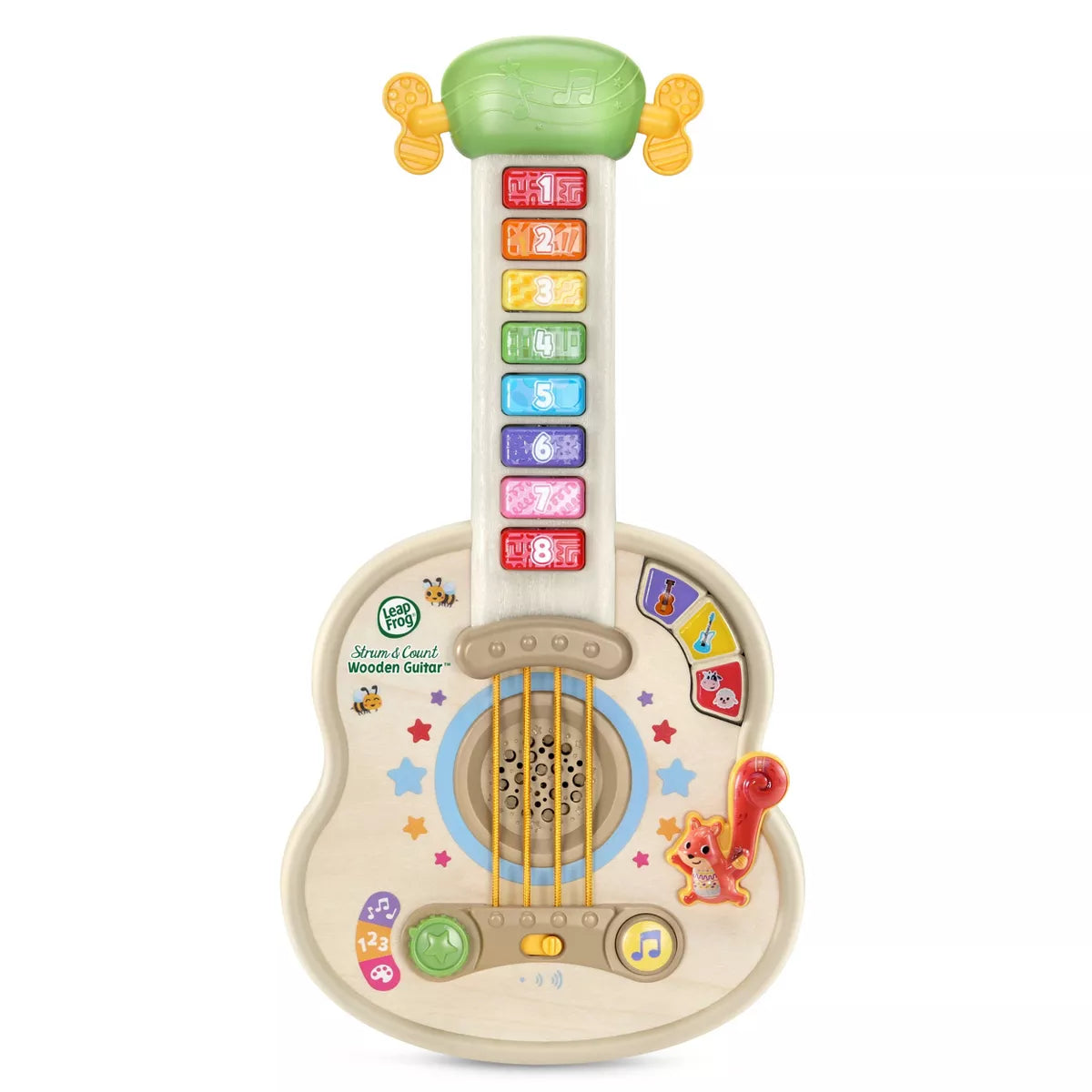 Leapfrog Strum & Count Wooden Guitar