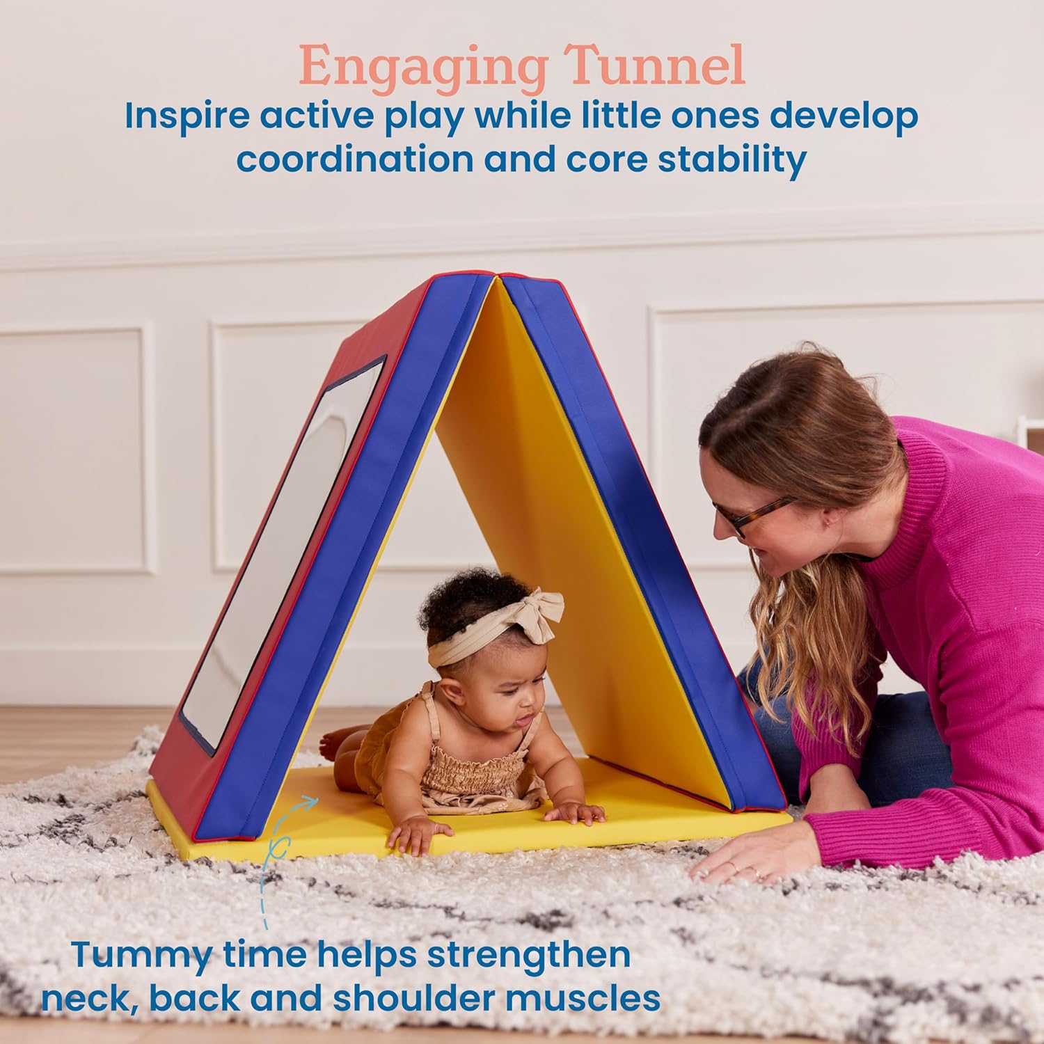 Softzone Folding Floor Mirror, Sensory Toy