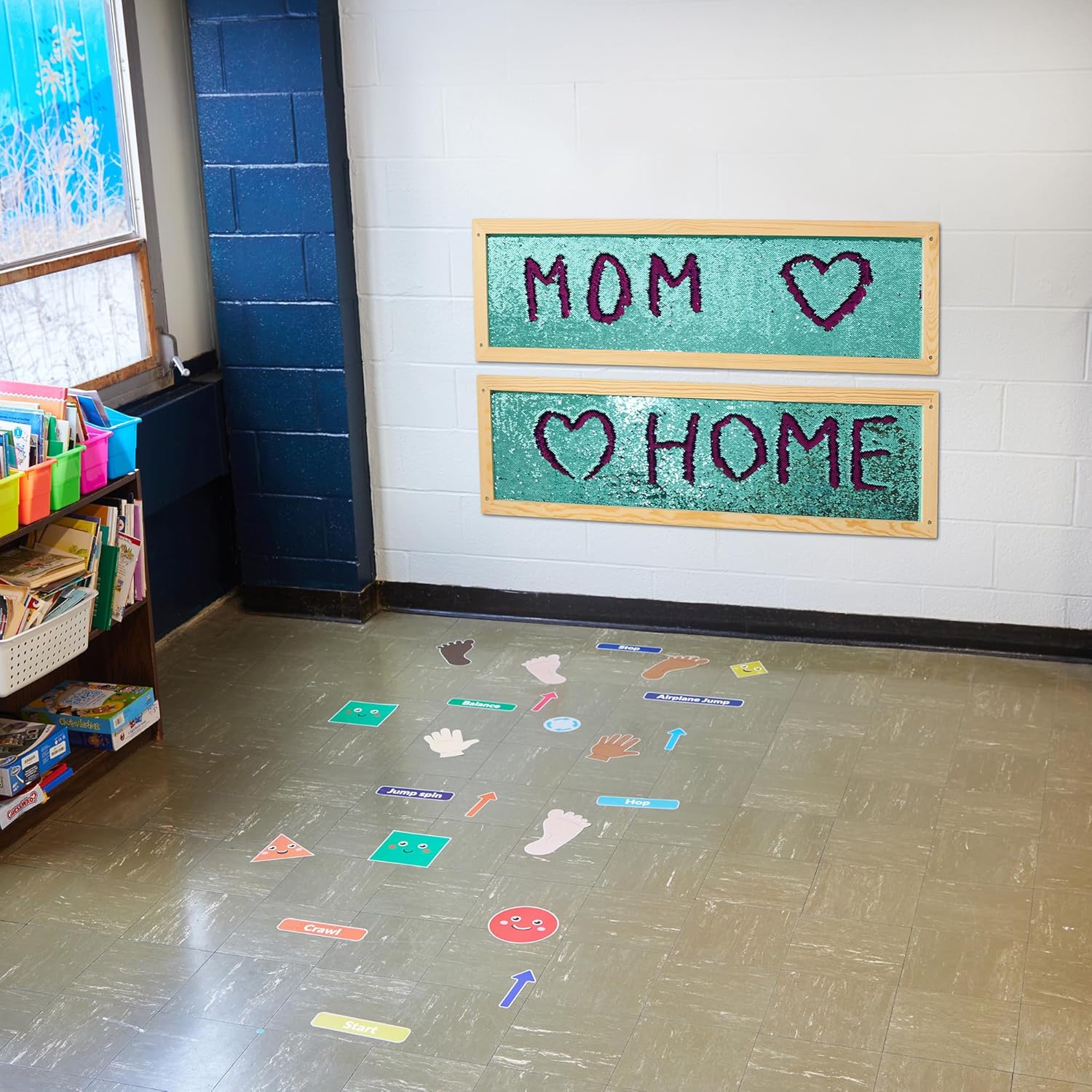 Sequin Sensory Wall Frame | Sensory Wall Sequin Board