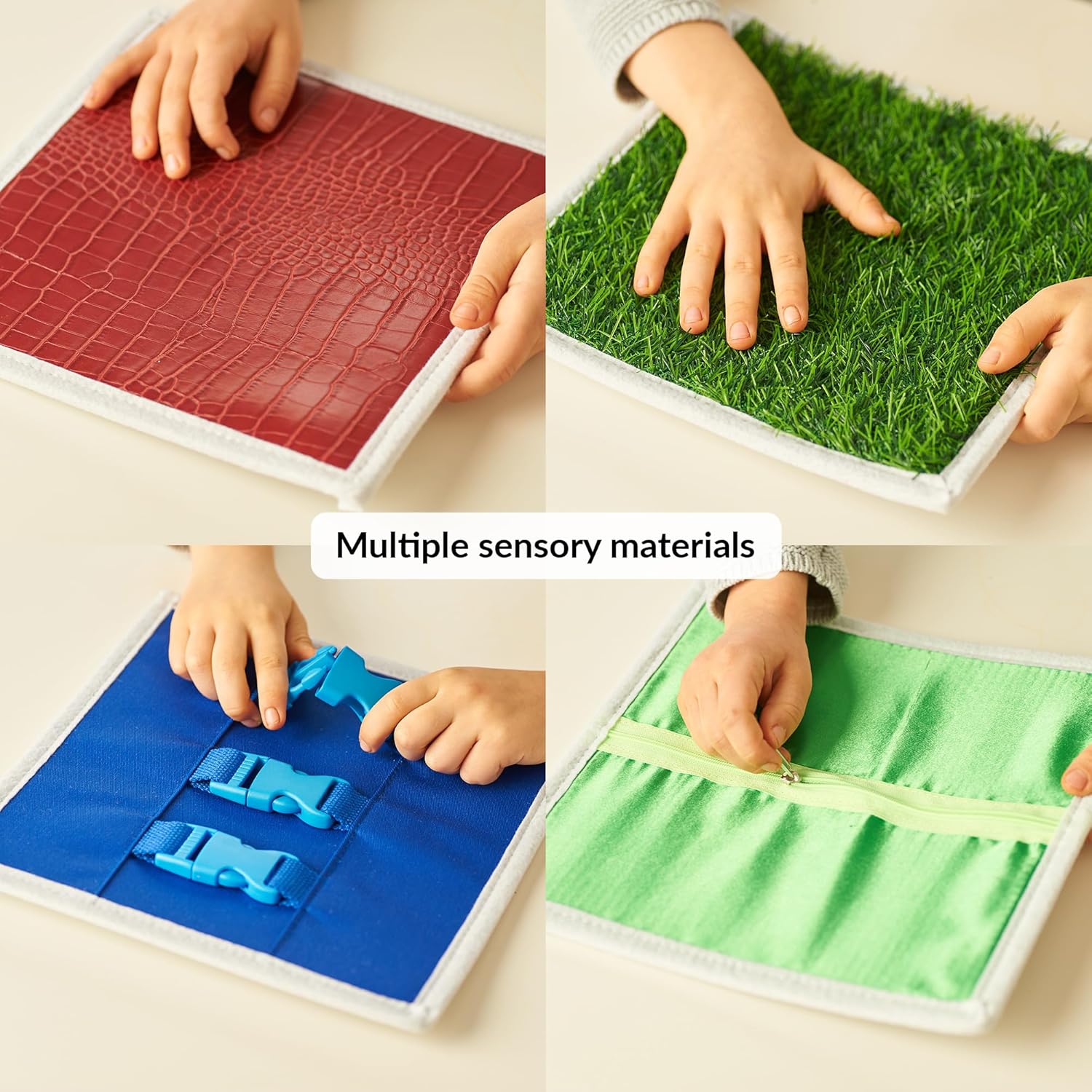 Sensory Wall Panel for Kids, 12 Pcs Sensory Tiles for Wall and Floor