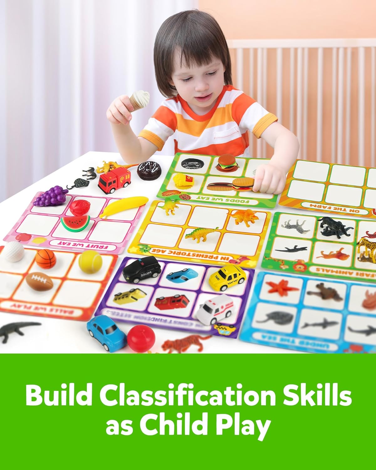 Sorting Toy, Fine Motor Montessori Game