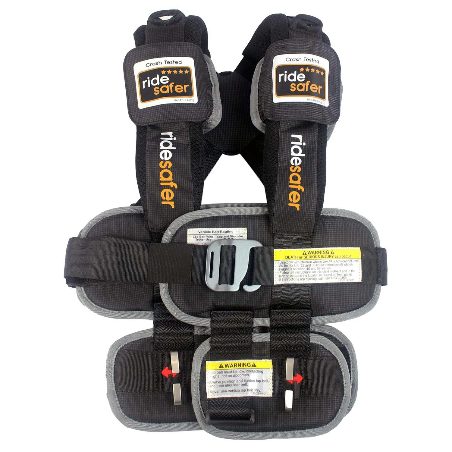 Black, Lightweight, Compact, Portable Car Seat - Perfect for Travel and Everyday Child Safety