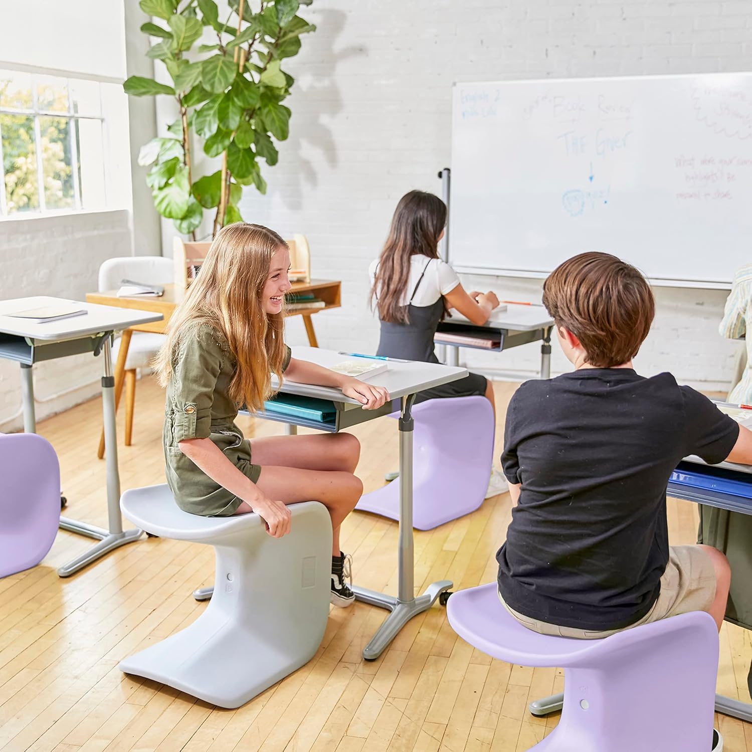 Wave Seat, 18In - 19.6In Seat Height, Perch Stool