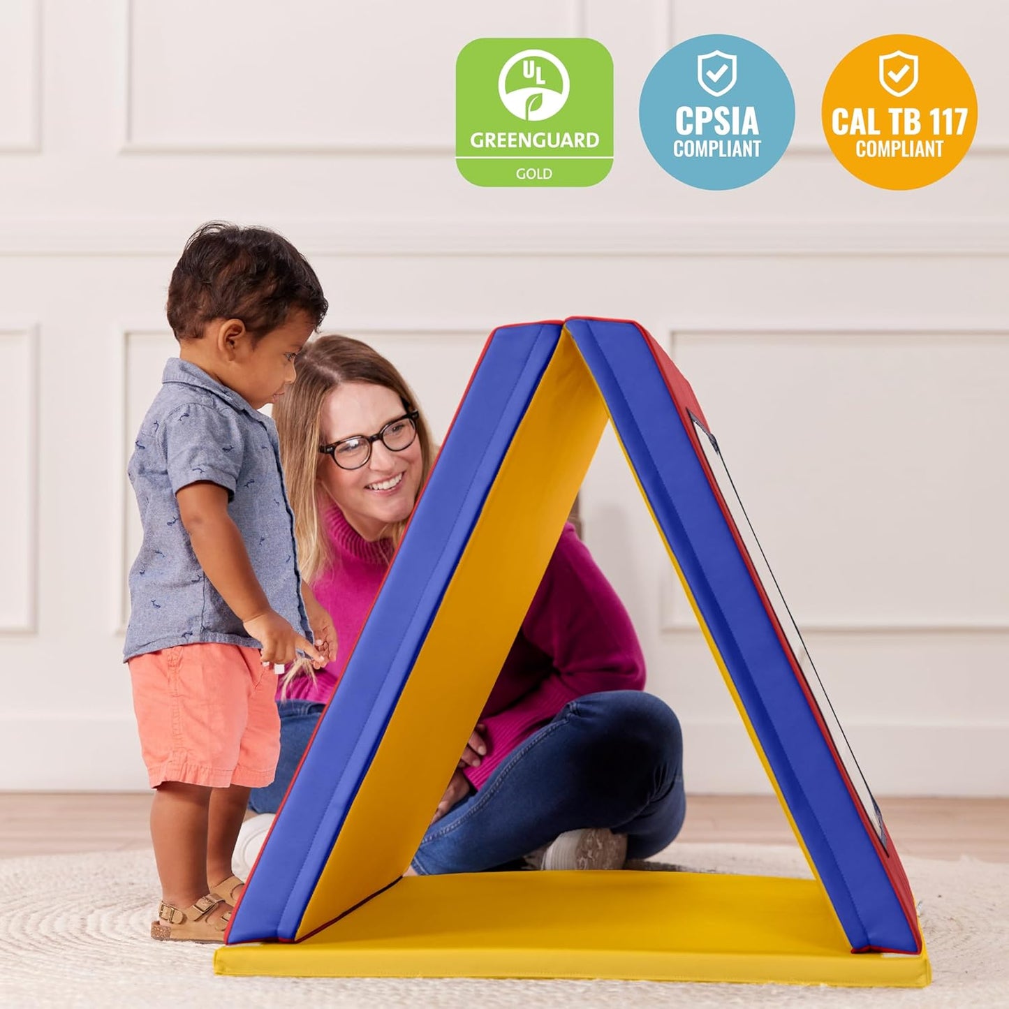 Softzone Folding Floor Mirror, Sensory Toy