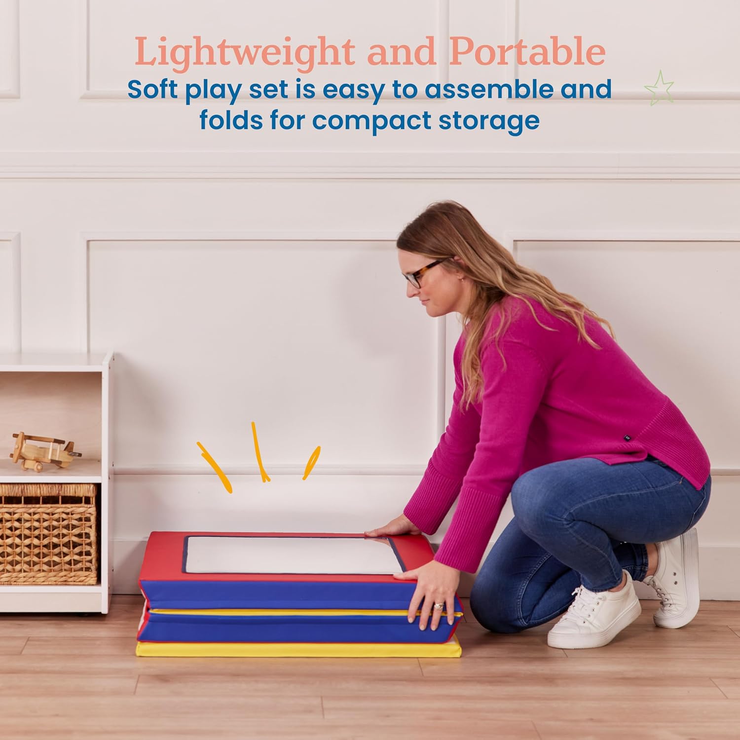 Softzone Folding Floor Mirror, Sensory Toy