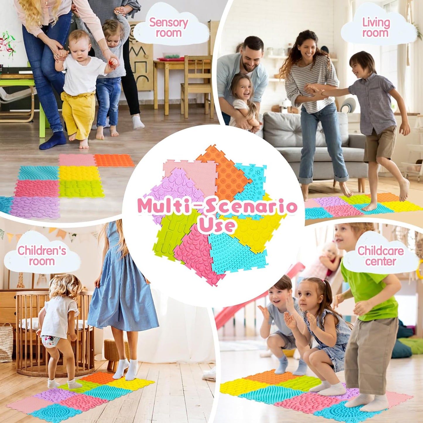 8 Pcs Sensory Mats