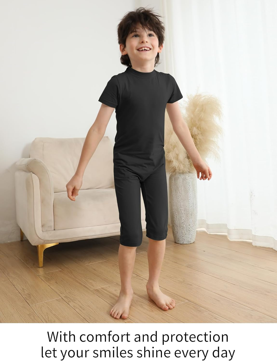 Adaptive Clothing for Kids Special Needs Autism Sensory Jumpsuit Anti-Strip Romper with Back Zipper Sizes 3-16 Years