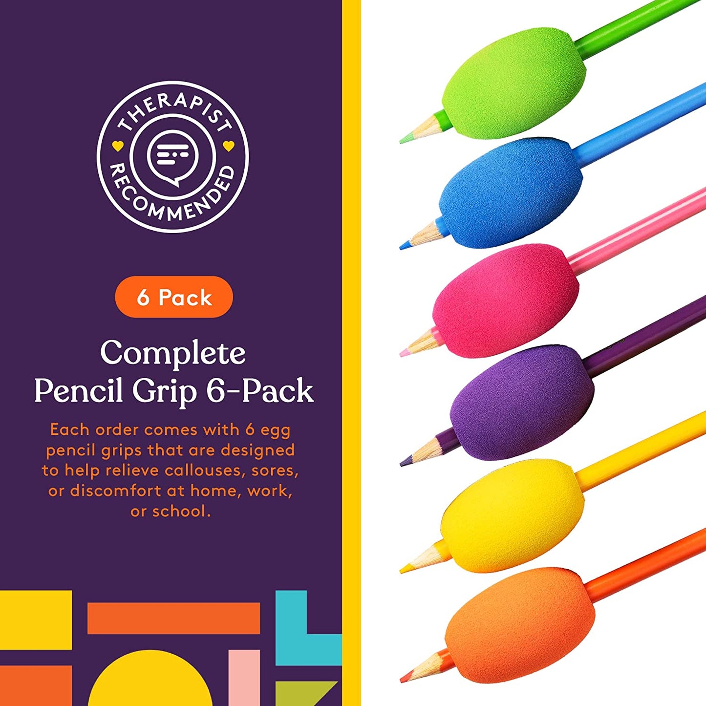 Egg Pen-Pencil Grips for Kids and Adults 