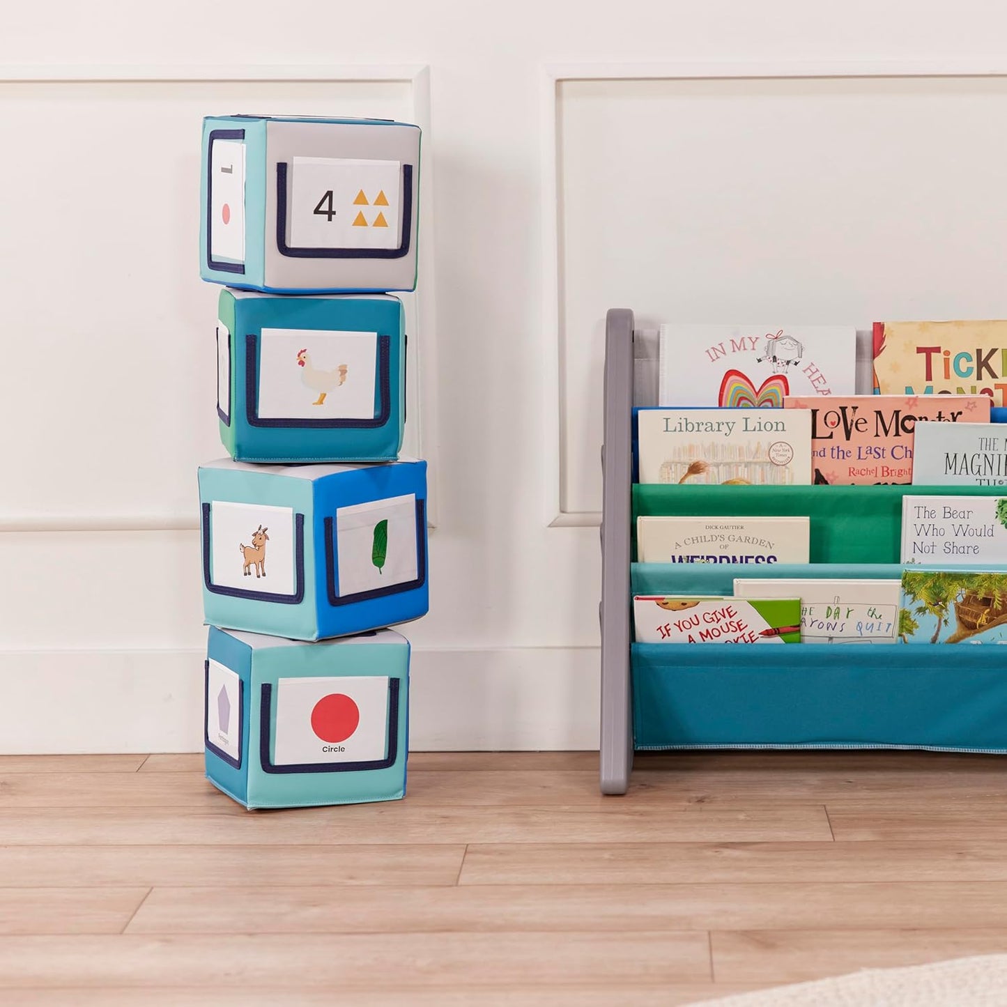 Softzone Picture Me Blocks, Activity Cubes, 4-Piece