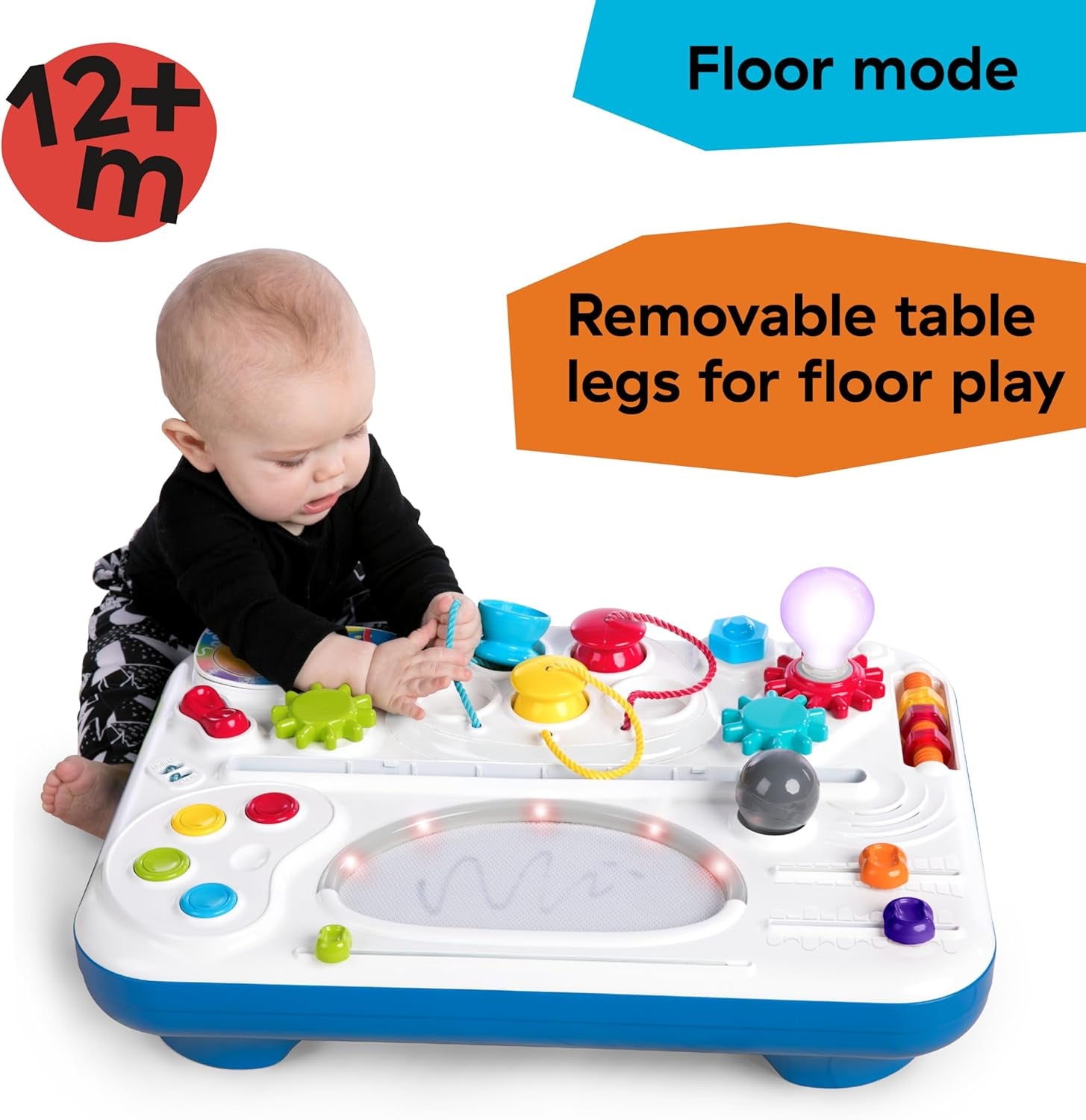 Curiosity Activity Table Twith Lights and Melodies, Montessori & STEAM Inspired