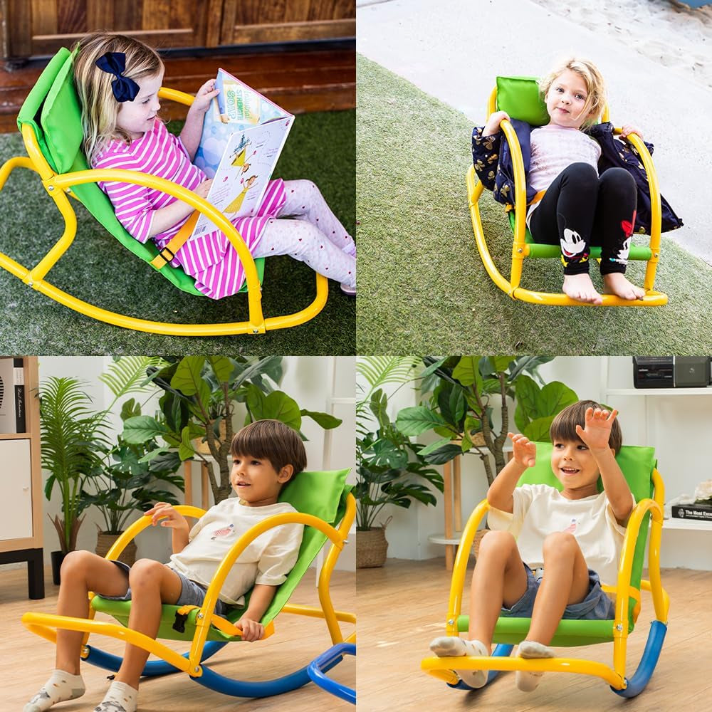 Kids Sensory Autism Chair - Rocking Seesaw Sensory Seat for Kids - Toddlers 3-5