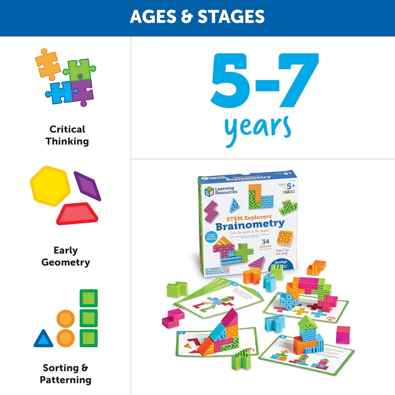 STEM Explorers Brainometry - 34 Pieces