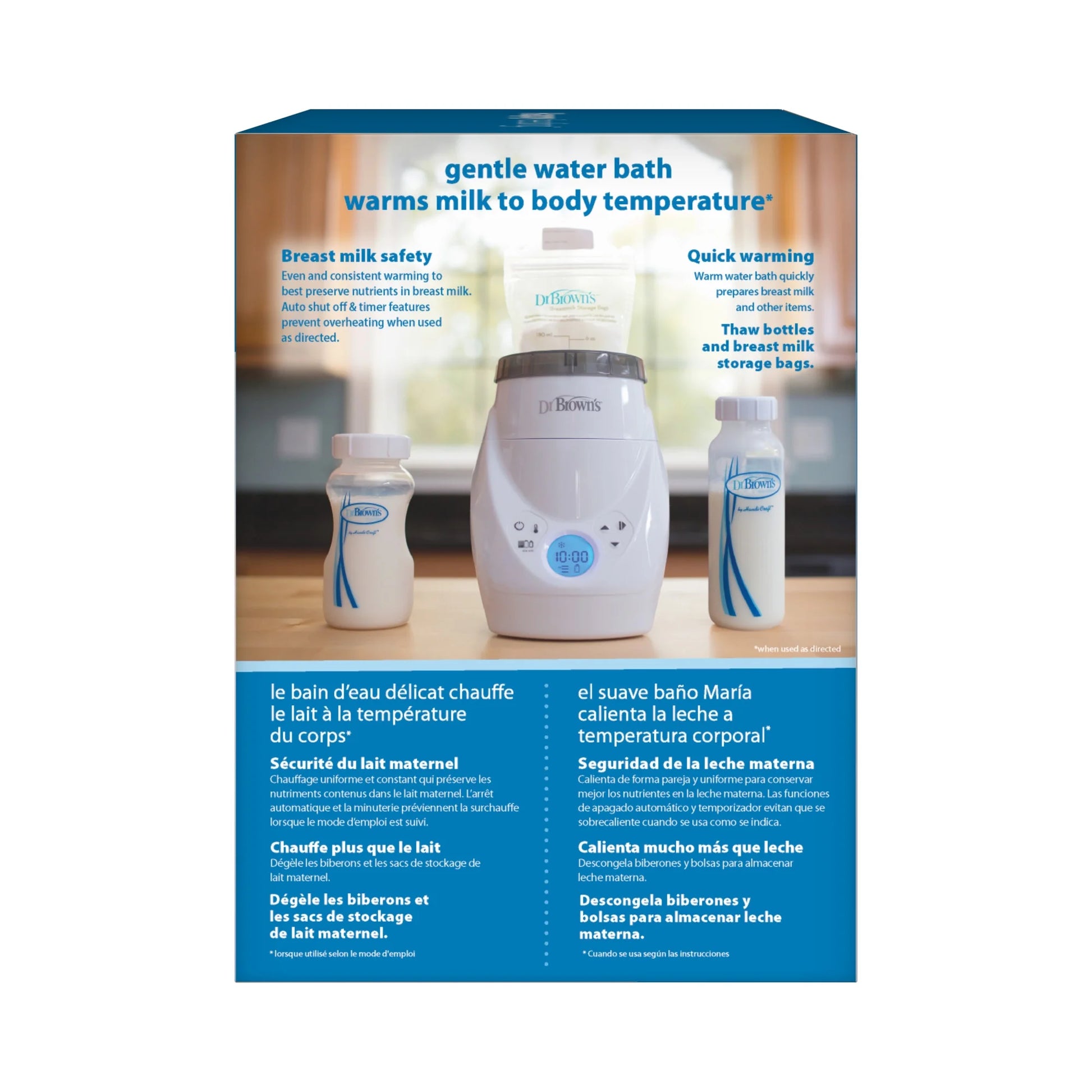 Natural Flow Milk Spa, Breast Milk & Bottle Warmer, Even and Consistent Warming, 1 Pack