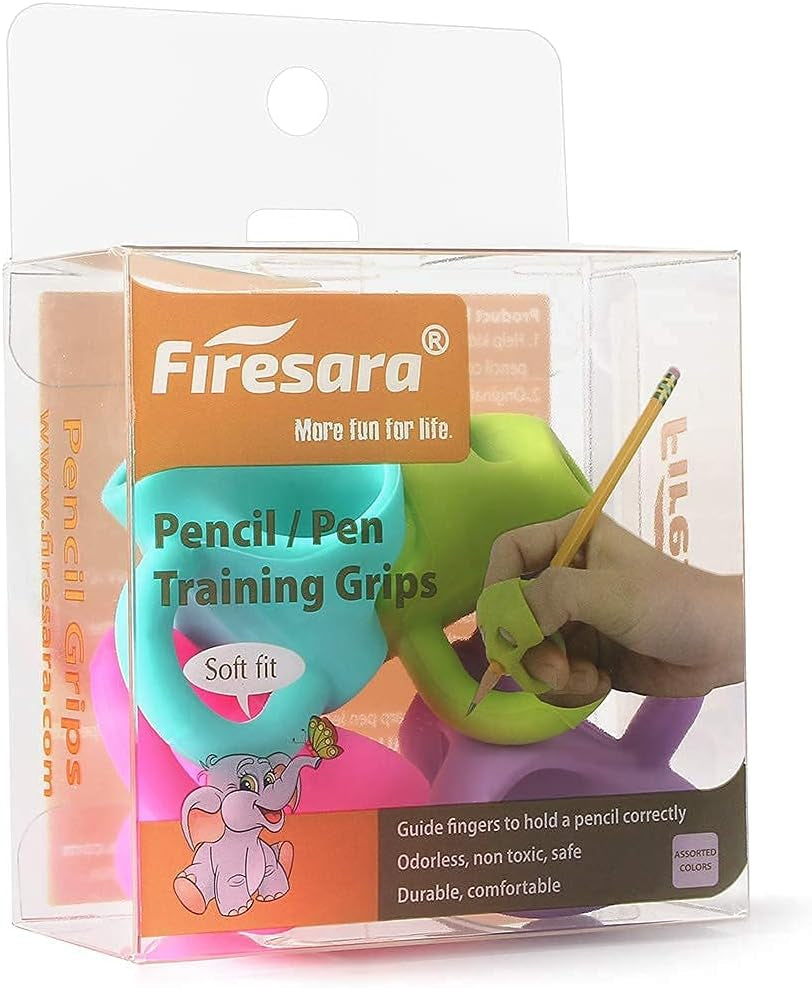 Training Grips, Writing Aid Grip Trainer for Kids, Preschoolers, Children, Adults, Special Needs for Lefties or Righties(4Pcs)
