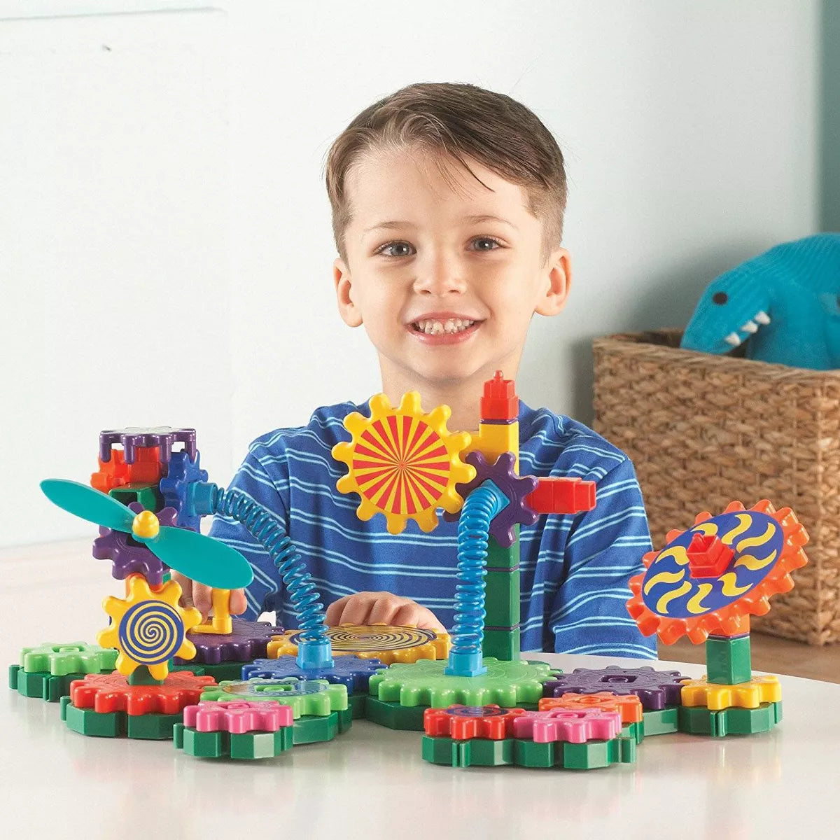 Learning Resources Gears! Gears! Gears! Gizmos: 83-Piece Plastic Building Set for Creative Thinking