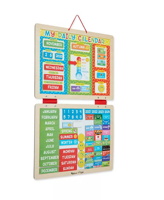 Kids' My First Daily Calendar Magnetic Toy