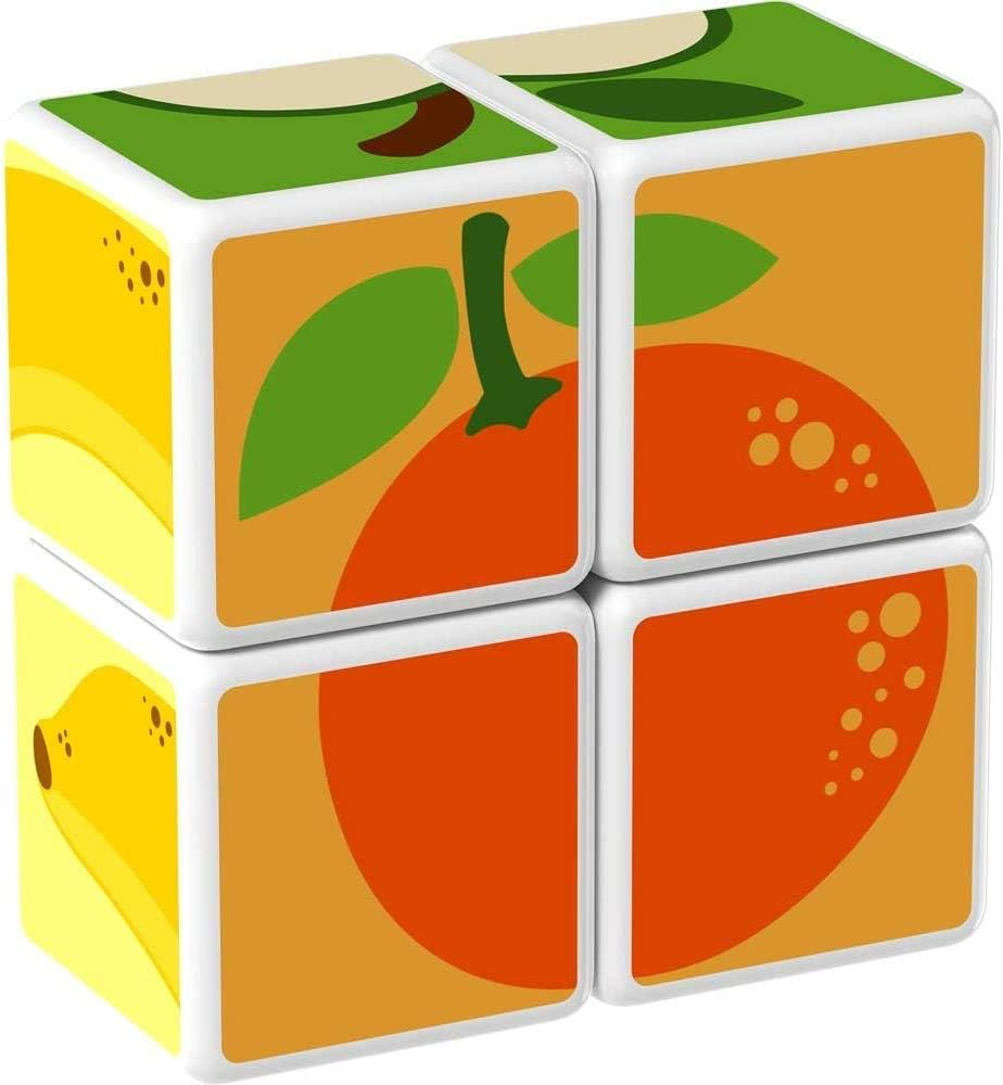 Magicube Fruit 4-Piece Magnetic Cubes Building Set