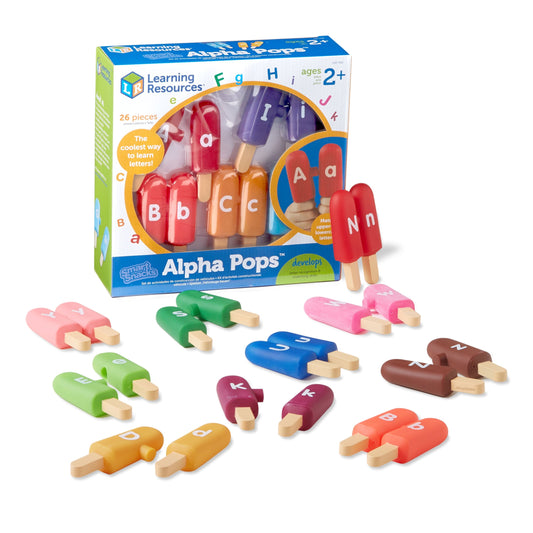 Smart Snacks, LRNLER7345, Alpha Pops, 13 / Set, Multi