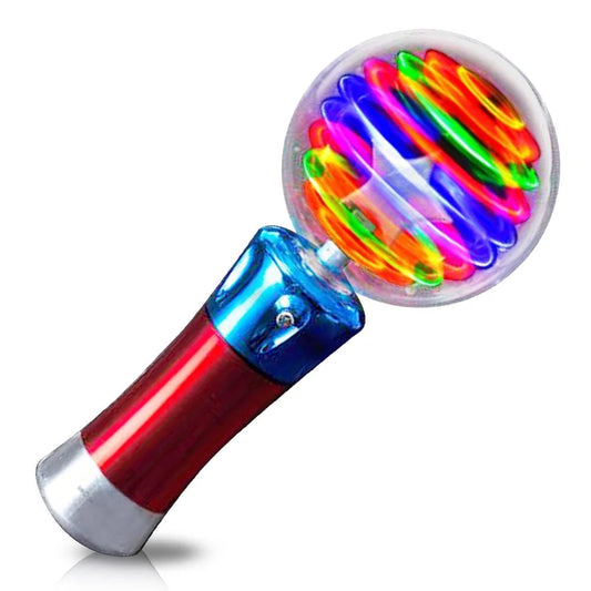 Light up Toy for Kids - LED Spinning Magic Ball Wand Visual Sensory Toy