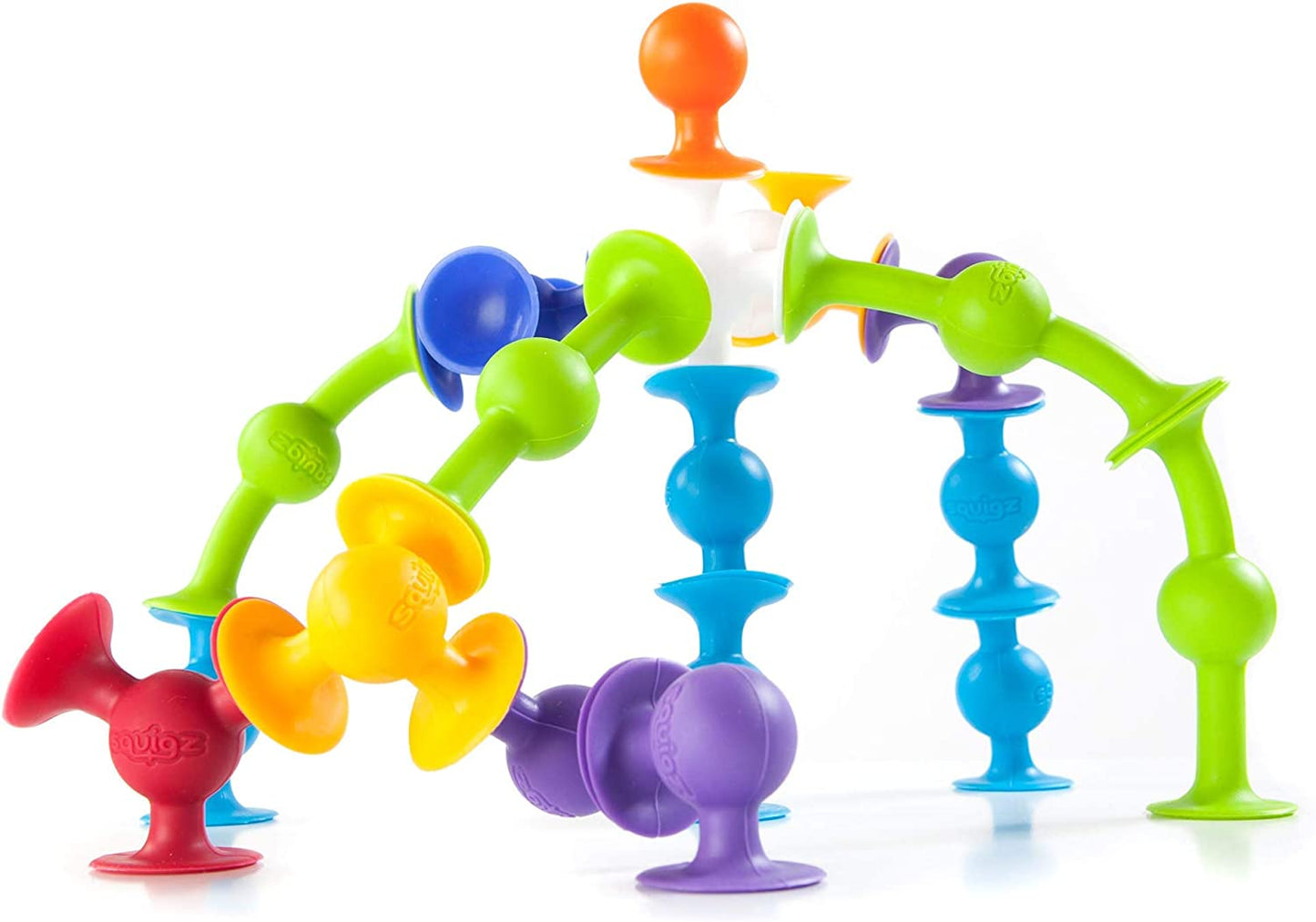 Squigz Starter Set, 24 Piece Suction Bath Toys, Sensory Toys for Kids 3 and Up